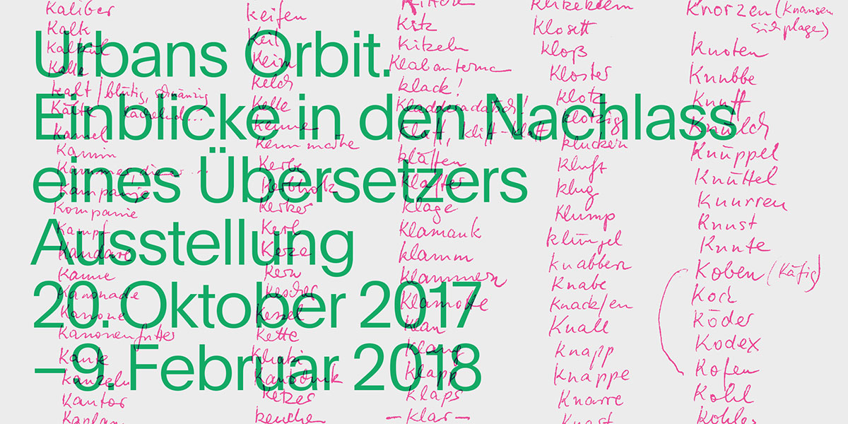 Ausstellung Urbans Orbit 2017 2018