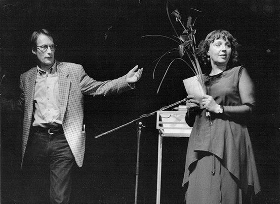 Friedrich Christian Delius, Katja Lange-Müller, Mai 1995