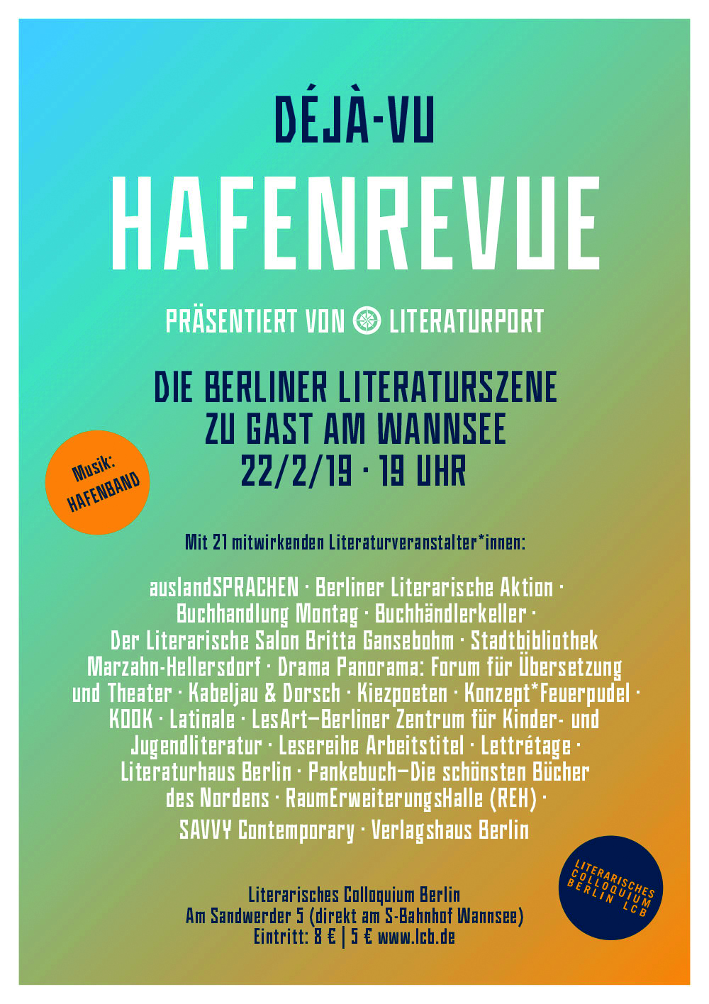 Hafenrevue DÉJÀ-VU 2019 Poster