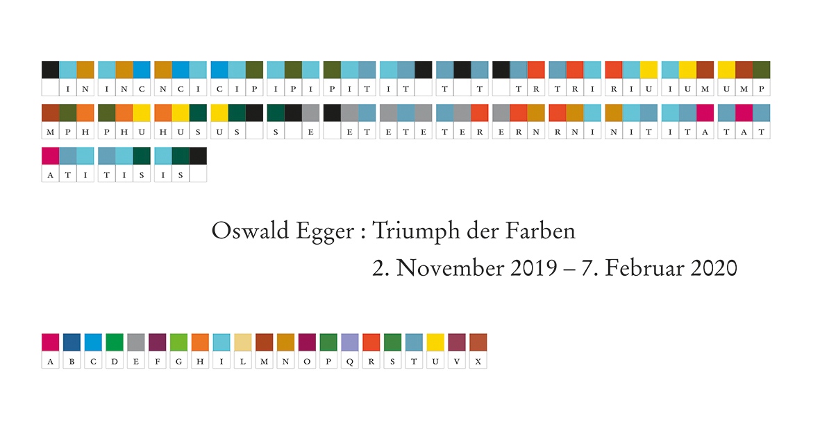 Oswald Egger Ausstellung