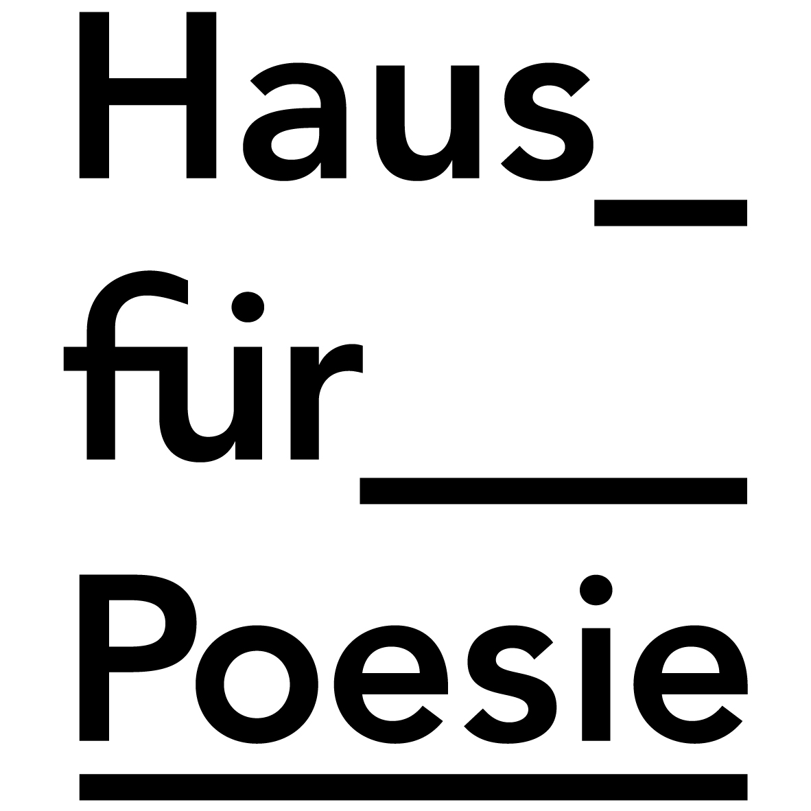 Logo_Haus für Poesie