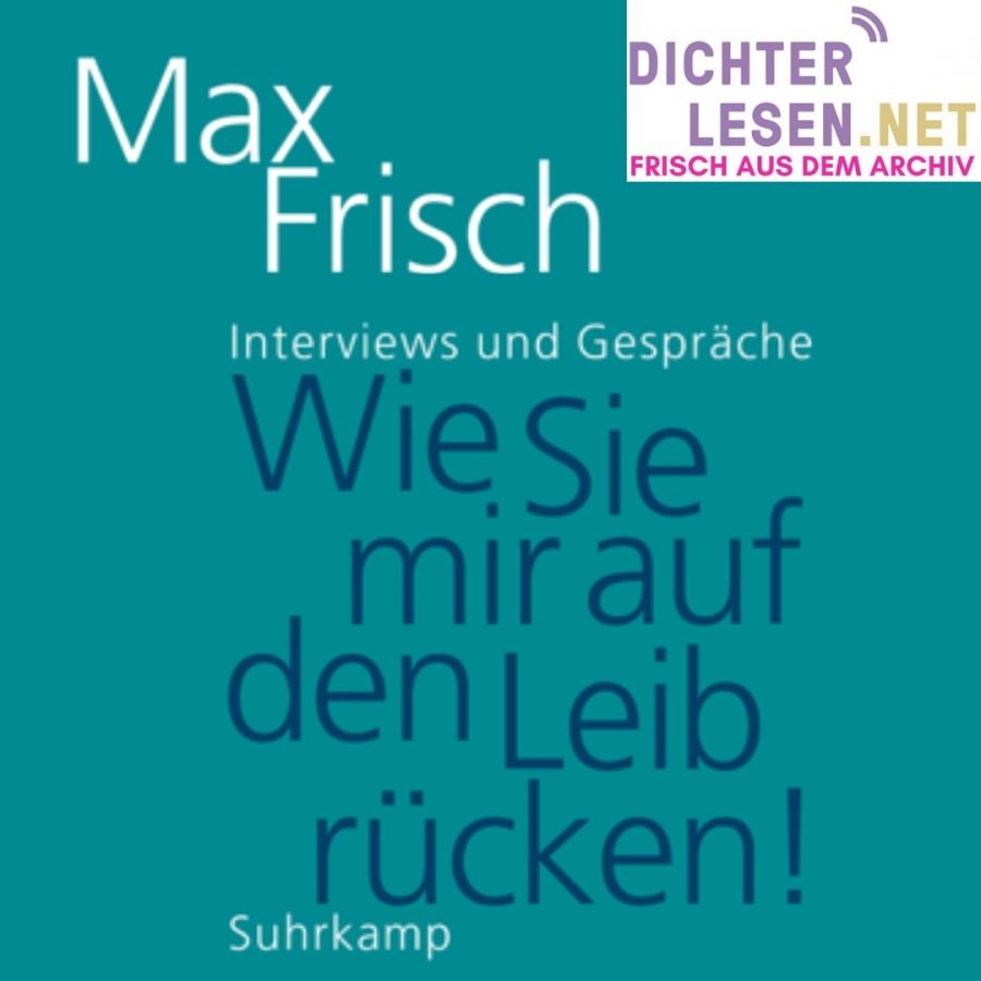 dichterlesen 10 Thomas Strässle über Max Frisch 2017